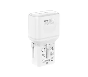 Mobile Origin PW25 Adapter podróżny GN 35W biały / Ładowarka podróżna / EU/ USA / Wielka Brytania / Australia
