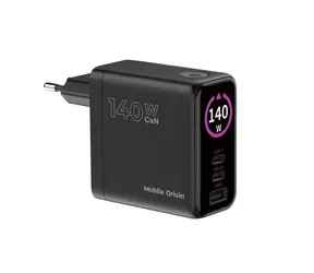 Ładowarka Mobile Origin PW21 140 W GaN TFT Display / Ładowarka / Wyświetlacz TFT / 2x USB-C + USB-A