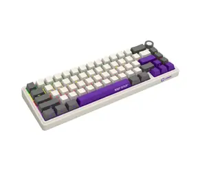 LORGAR KBP70MW (CZ&SK) beige / wireless gaming keyboard 65% / CZ&SK / 2.4GHz / BT 5.0 / RGB
