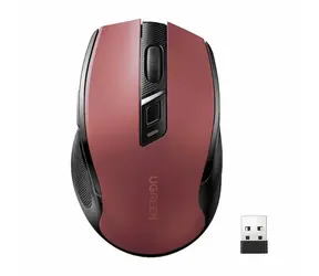 Ugreen Mouse Ugreen MU006 Mysz bezprzewodowa czerwona / Mysz optyczna bezprzewodowa / 2,4 GHz / Bluetooth 5.0 