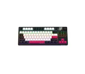 Klawiatura gamingowa bezprzewodowa LORGAR KBP70TKLW (US) czarno-czerwona 75% / US / 2,4 GHz / BT 5.0 / RGB