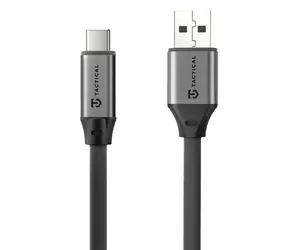 Cable Tactical Fat Man 2.0 USB-A/USB-C 1m szary