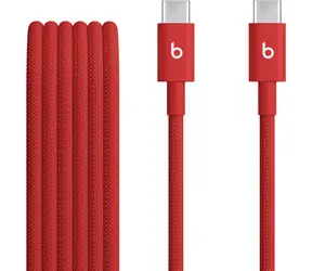 Kabel Beats USB-C (M) - USB-C (M) 1,5 m czerwony / pleciony / 60 W