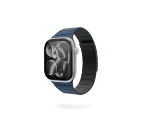 Pasek magnetyczny Epico Magnetic+ silikonowy do zegarka Apple Watch 42/44/45/46/49 mm niebieski 