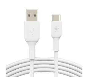 Kabel Belkin BOOST CHARGE USB-A do USB-C biały / 15 cm