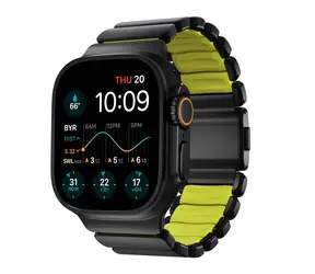 Pasek Nomad Stratos Band FKN do zegarka Apple Watch 49 mm/Ultra czarny/zielony