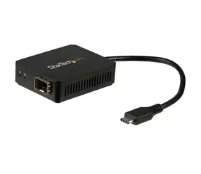 Rozpakowany - Konwerter StarTech USB-C na światłowód / 1000 Mb/s / gniazdo SFP / rozpakowany