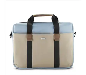 HAMA Silvan beżowo-jasnoniebieska / torba na laptopa / 34-36 cm (13,3-14,1") / poliester z recyklingu