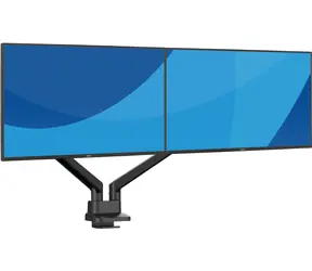Uchwyt biurkowy IIYAMA DS4002C-B1 Dual 24"- 32" (12 kg) / standardy VESA 75x75 i 100x100 / nośność 12 kg