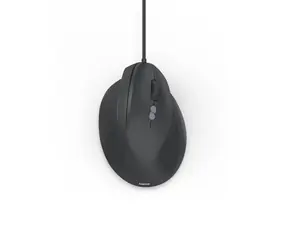 HAMA ECM-500R czarna / pionowa ergonomiczna mysz przewodowa / dla osób praworęcznych