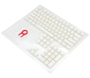 Redragon A130 PBT Doubleshot biały / nakładki na klawisze / 104 szt. / USA