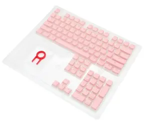 Redragon A130 PBT Doubleshot różowy / nakładki na klawisze / 104 szt. / USA