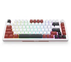Redragon K721WRB Stormhunter biały / Klawiatura gamingowa / mechaniczna / Redragon UltraMag / RGB / USB / US