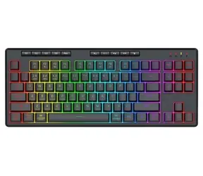 Redragon K516RGB-PRO SHIVA PRO 87 czarna / Klawiatura gamingowa / RGB / BT / USB / US