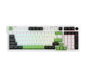 Redragon K686WBG-RGB-MAX Eisa Max White / Klawiatura gamingowa / Mechaniczna / Mint Mambo / RGB / BT / USB / US