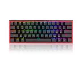 Redragon K616 Fizz PRO Black Red Switch czarny / Klawiatura gamingowa / mechaniczna / Przełączniki Redragon / RGB / BT / USB-C / U