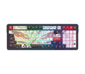 Redragon K686AK-RGB-PRO Eisa biało-szara / Klawiatura gamingowa / mechaniczna / RGB / USB-C / BT / US