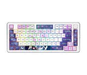 Redragon K681ACG-RGB-PRO Cyrus fioletowy / Klawiatura gamingowa / mechaniczna / Redragon Growl / RGB / BT / USB / US 