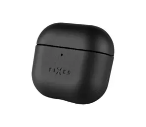 Rozpakowany - FIXED PodsLeather Skórzany pokrowiec na Apple AirPods 4 czarny / rozpakowany