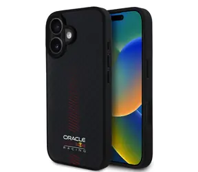 Tylna osłona Red Bull Carbon Powerbar MagSafe do iPhone'a 16 PLUS, czarna