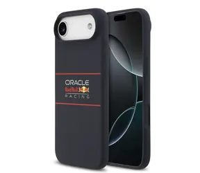 Silikonowa tylna osłona MagSafe z poziomym Logo Red Bull do iPhone'a Air Navy