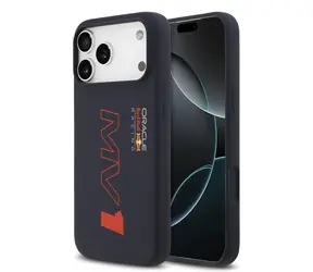 Silikonowa tylna obudowa Red Bull MV1 MagSafe do iPhone'a 17 Pro Max w kolorze granatowym