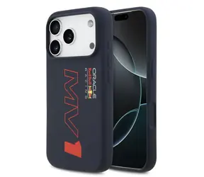 Silikonowa tylna obudowa Red Bull MV1 MagSafe do iPhone'a 17 Pro w kolorze granatowym