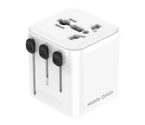 Universal adapter podróżny Mobile Origin PW30, biały / Ładowarka podróżna / EU/ Wielka Brytania / USA / Australia