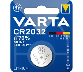 Baterie guzikowe Varta CR 2032 10 szt. / 3,0 V / 230 mAh / litowe / w pudełku