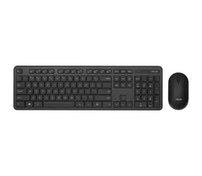 Asus CW100 czarny / Zestaw klawiatura + mysz bezprzewodowa / Układ CZ / USB-A / 1600 DPI / 2,4 GHz