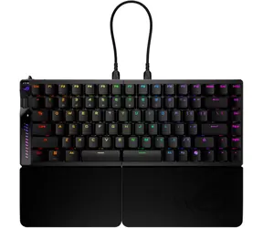 Asus ROG Falcata czarna / Bezprzewodowa klawiatura gamingowa / mechaniczna / ROG HFX Magnetic V2 / RGB / BT / USB-C / US