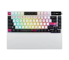 Asus ROG Azoth X biała / Bezprzewodowa klawiatura gamingowa / mechaniczna / ROG NX Snow V2 / RGB / BT / USB-C / US