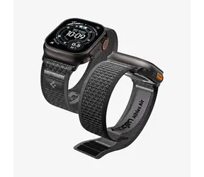 Pasek Spigen Athlex Air 2 Active Band do zegarka Apple Watch 49 mm/46 mm/45 mm/44 mm czarno-szary
