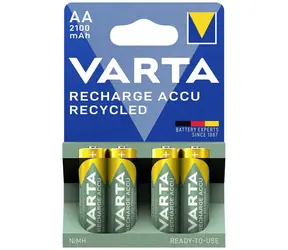 Akumulator Varta RECHARGE AA / 1,2 V / 2100 mAh / NiMH / 4 szt. / w blistrze