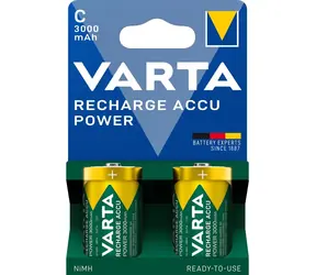 Akumulator Varta Recharge HR14 (C mały mono) / 1,2 V / 3000 mAh / NiMH / 2 szt. / w blistrze