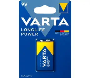 Baterie Varta Longlife 6LR61 / 9,0 V / alkaliczne / 10 szt. / w pudełku