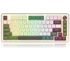 Rozpakowano - Redragon K681CGC-RGB-PRO Cyrus zielony / Klawiatura gamingowa / mechaniczna / Dragon Growl / RGB / BT / USB / US / rozpakowano