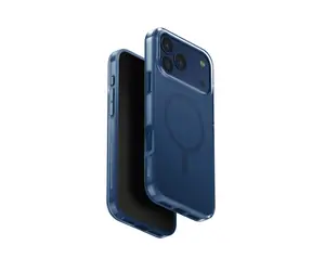 UNIQ Clario MagClick ochronna obudowa ładująca do iPhone'a 17 Pro Max, królewska niebieska