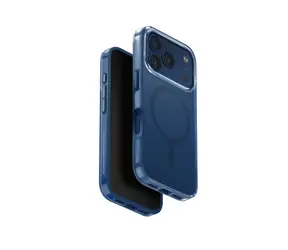 Etui ochronne UNIQ Clario MagClick do ładowania iPhone'a 17 Pro, królewski niebieski
