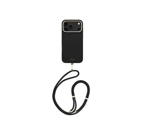 Etui ochronne UNIQ COEHL Mirelle do iPhone'a 17 Pro Max, kolor hebanowy