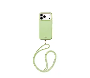 Etui ochronne UNIQ COEHL Mirelle do iPhone'a 17 Pro Max, Lint green