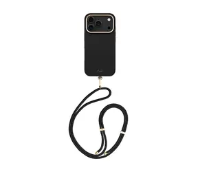 Etui ochronne UNIQ COEHL Mirelle do iPhone'a 17 Pro, kolor hebanowy