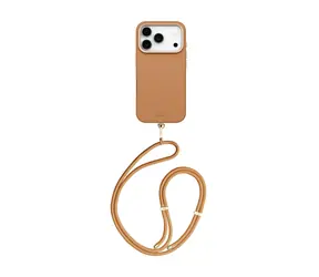 UNIQ COEHL Mirelle etui ochronne do iPhone'a 17 Pro, kolor brązowy pekan