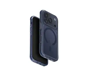 Etui ochronne UNIQ Combat MagClick do ładowania iPhone'a 17 Pro, granatowe