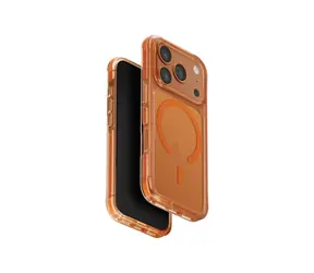 Etui ochronne z funkcją ładowania UNIQ Combat MagClick do iPhone'a 17 Pro, Volt Orange