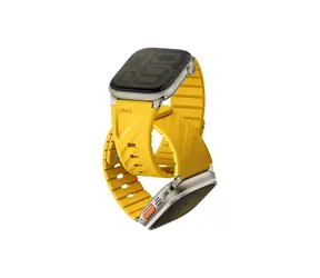 Pasek magnetyczny UNIQ Fluo do Apple Watch 49/46/45/44/42/41/40 mm, Golden żółty