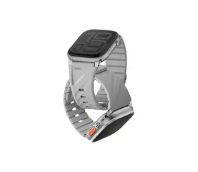 Pasek magnetyczny UNIQ Fluo do zegarka Apple Watch 49/46/45/44/42/41/40 mm, kolor Mist grey