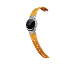 Pasek magnetyczny UNIQ Fluo do zegarka Garmin SmartWatch 22 mm, jasnopomarańczowy