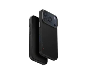 Etui ochronne z funkcją ładowania UNIQ Keva Edge MagClick do iPhone'a 17 Pro, kolor czarny węglowy