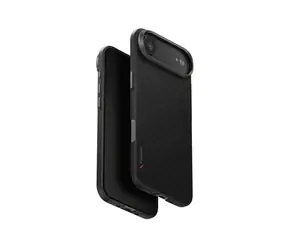 UNIQ Keva Edge MagClick ochronna obudowa ładująca do iPhone'a Air, kolor czarny